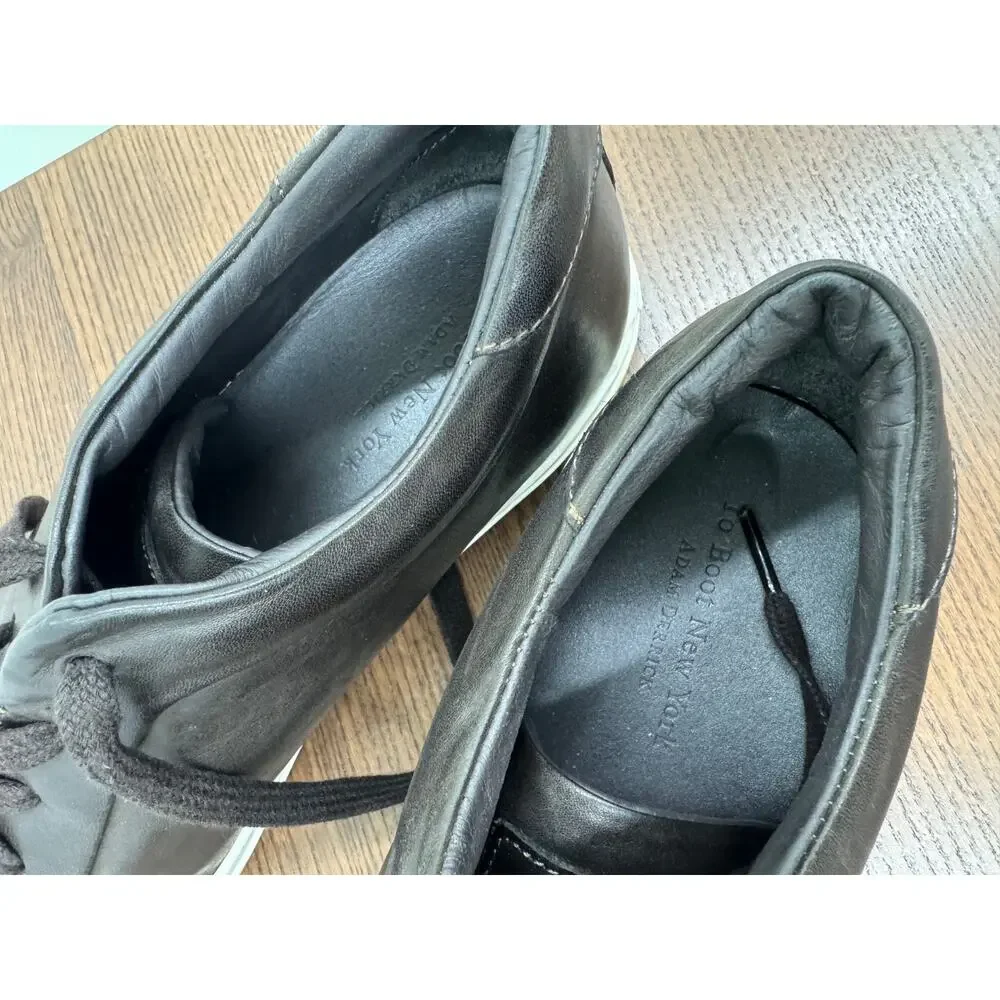 $395 - TO BOOT NEW YORK Pullman Leather Sneaker in Brown Size 11.5 (sh300thrifty